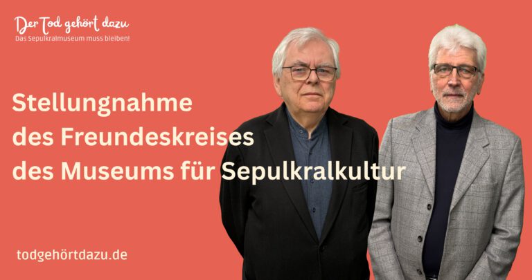 Stellungnahme des Freundeskreises des Museums für Sepulkralkultur zur Vereinbarung von Bund, Land Hessen und Stadt Kassel